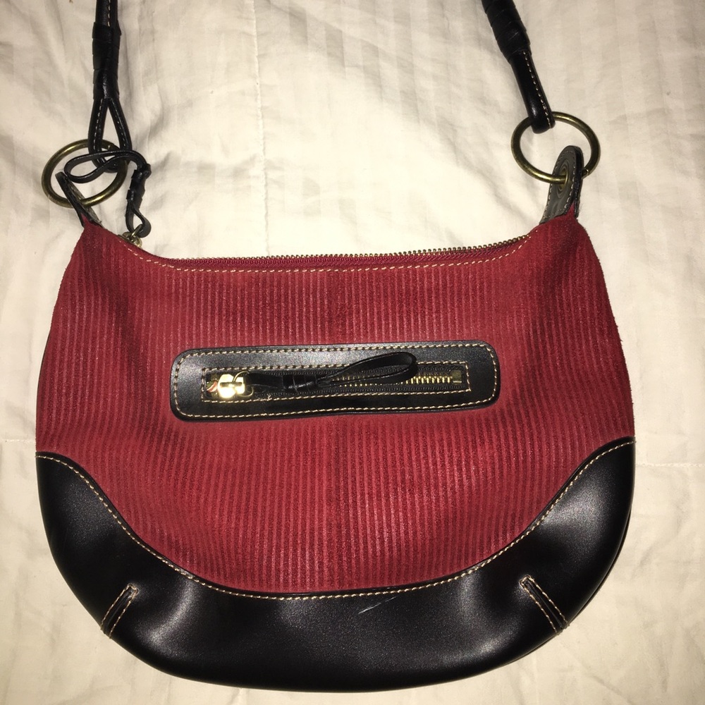 Maxx New York Red/Black/Gold Small Purse